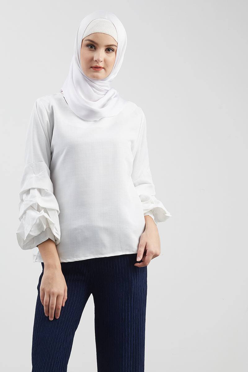 Bloom Hands Blouse White