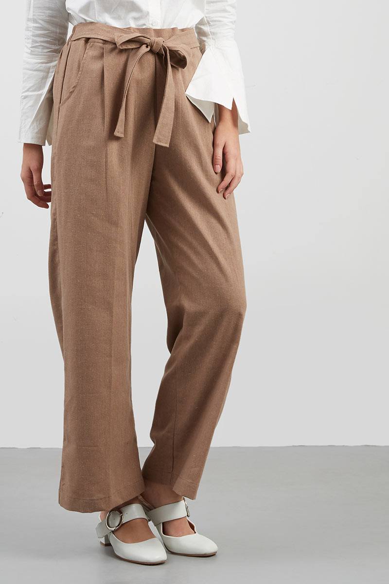 Long Pant In Brown Colour