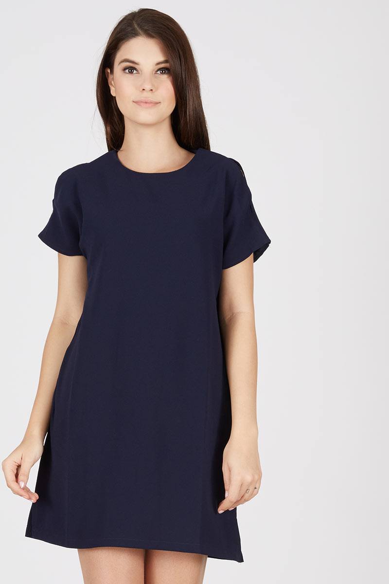 Avery Dress in Navy