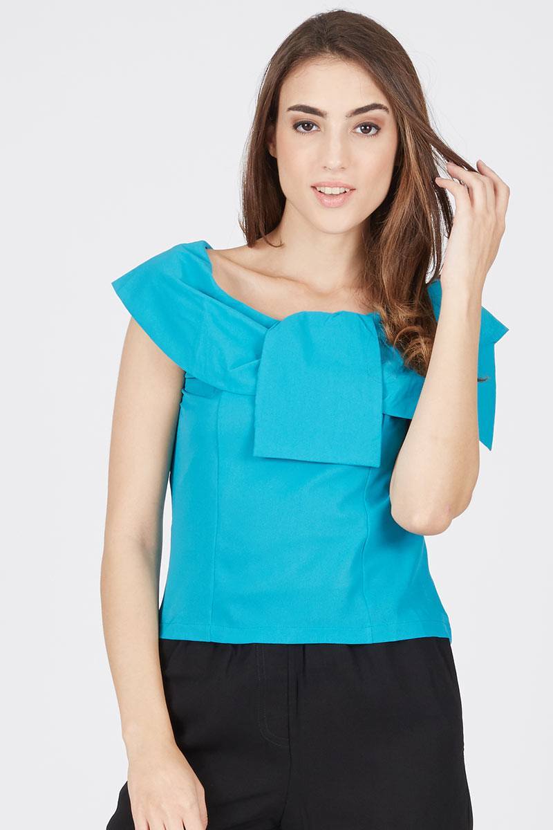 SN Tops with Ribbon on Front Tosca