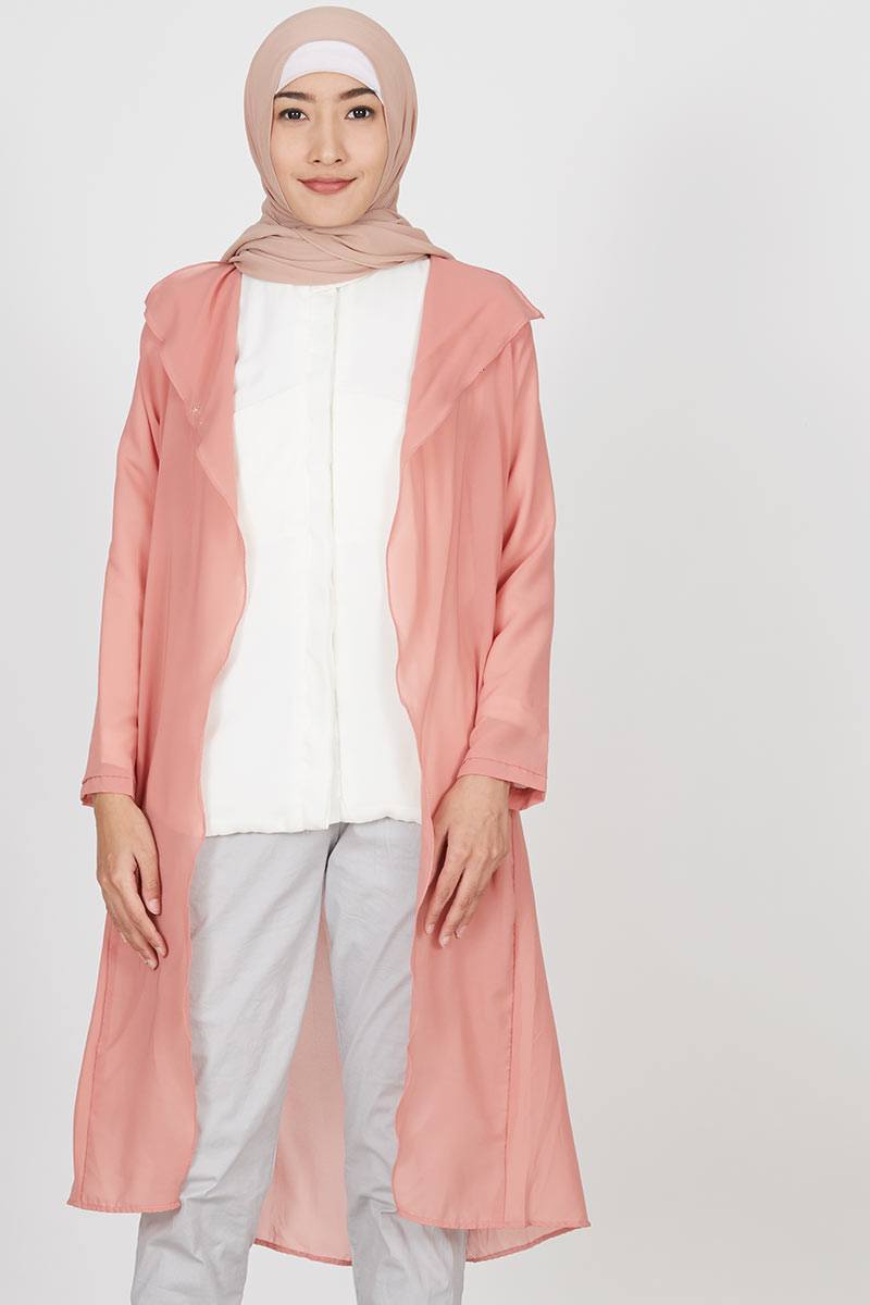 Kaynay Outer Cleopatra Peach Outerwear Hijabenka