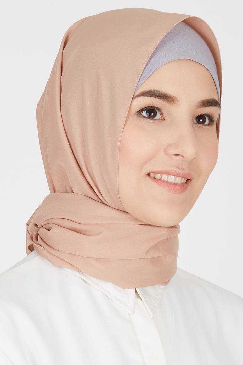 Hijab Warna Coklat Jilbab Gucci