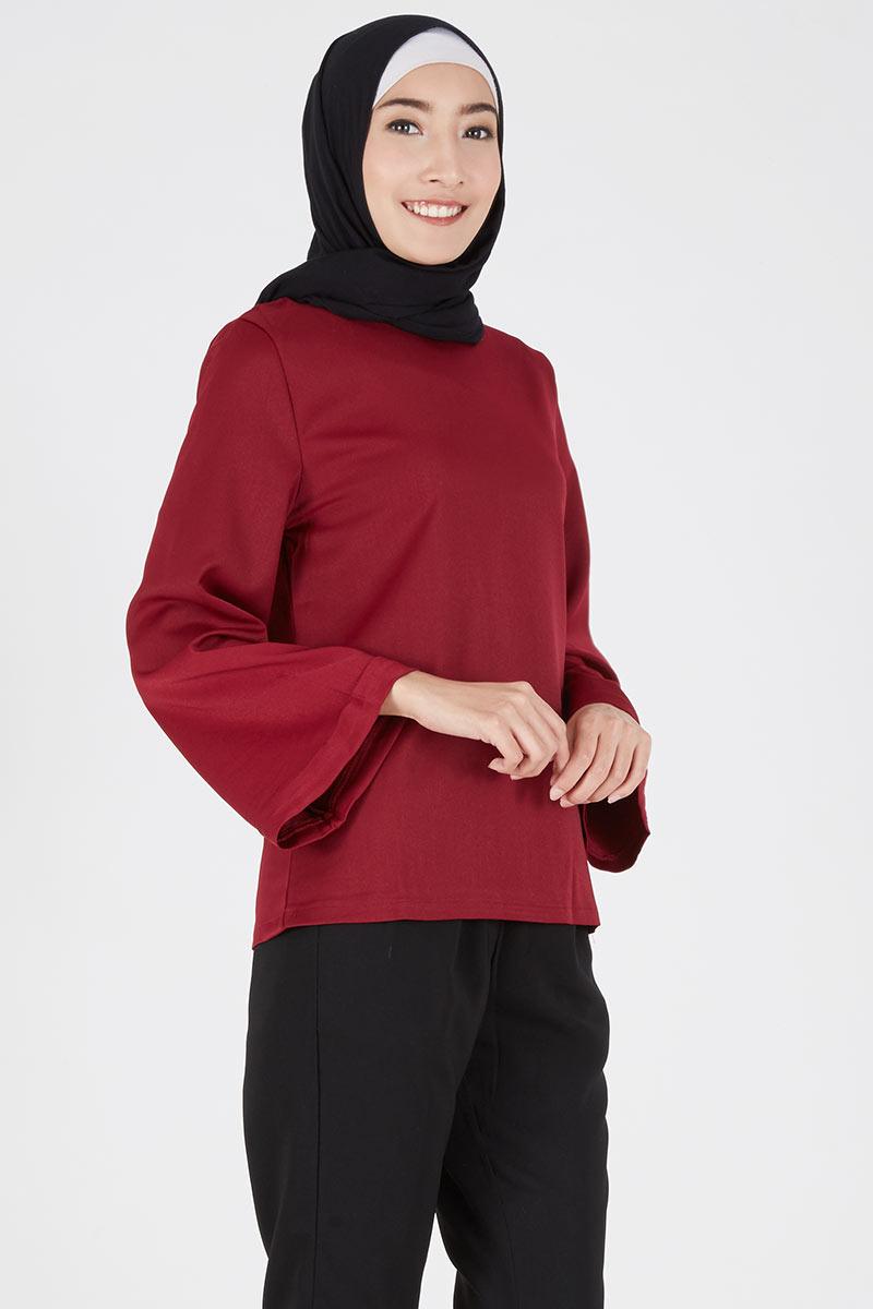 sell antheas top maroon tops hijabenka sell antheas top maroon tops hijabenka