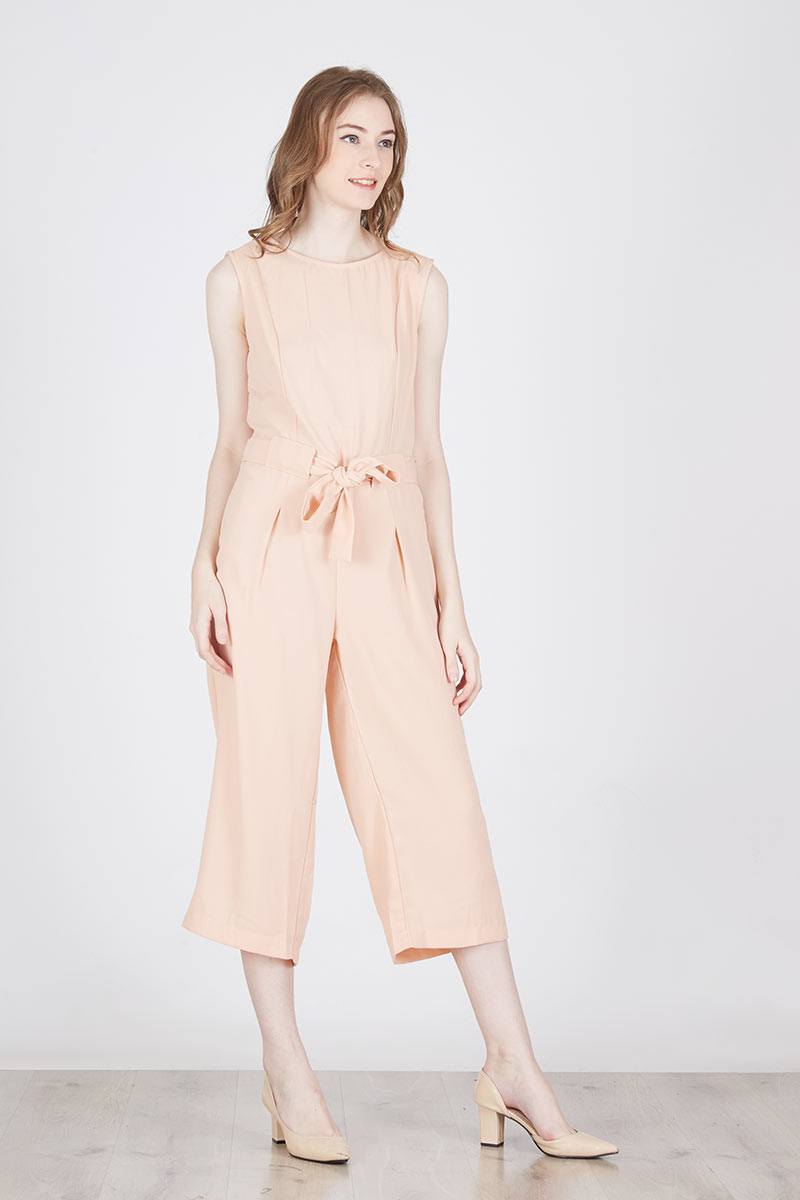 Sell Jolly Jumpsuit Peach Jumpsuit  Berrybenka.com