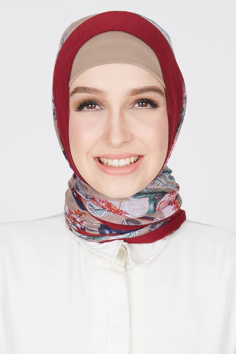 Sell Gaby  Pashmina Maroon Pashmina Hijabenka com