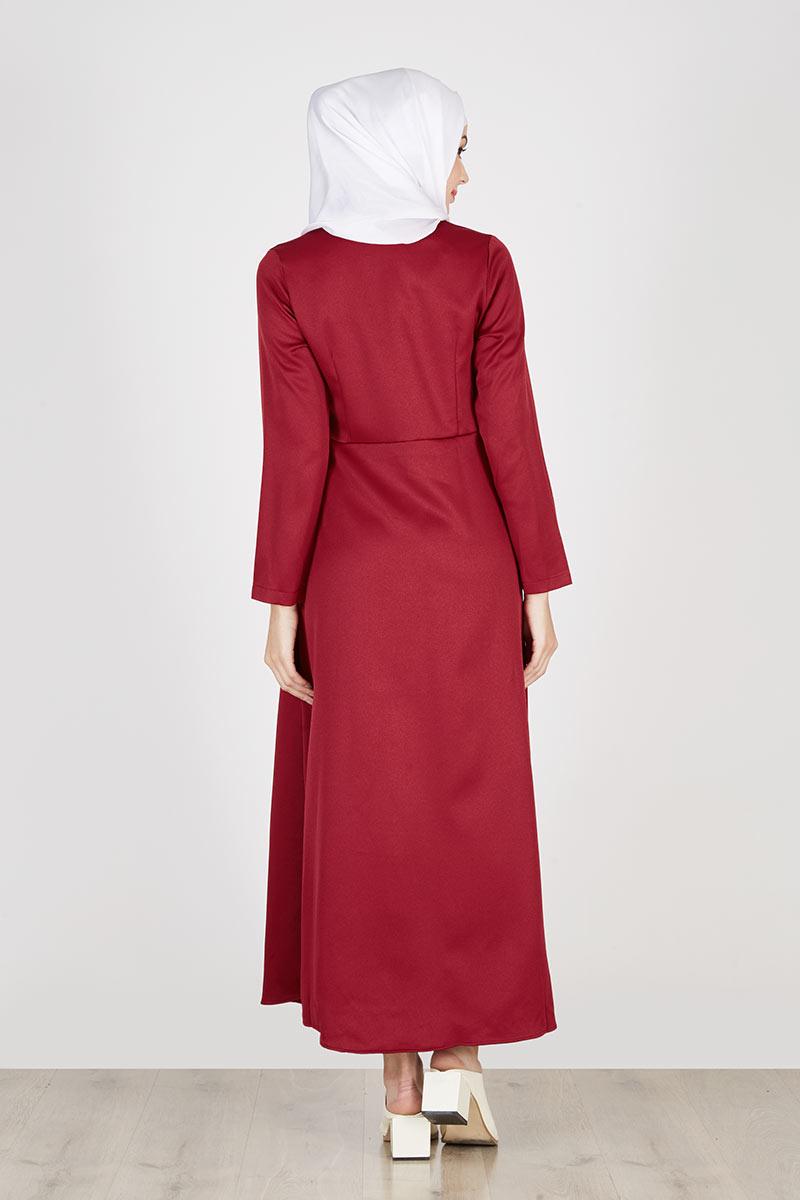 Sell Jara Dress Maroon Dresses-and-jumpsuit  Hijabenka.com