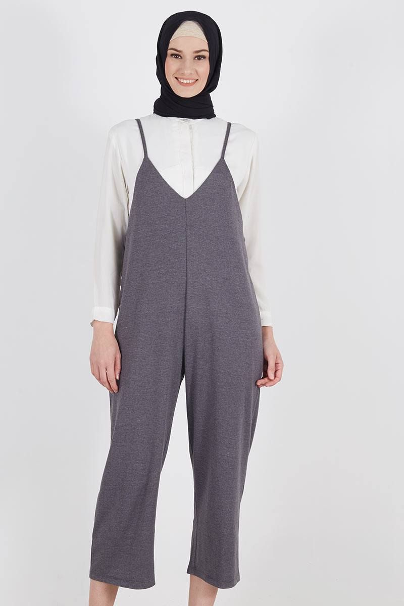 Sell Single Jumpsuit Abu-abu Dresses-and-jumpsuit 