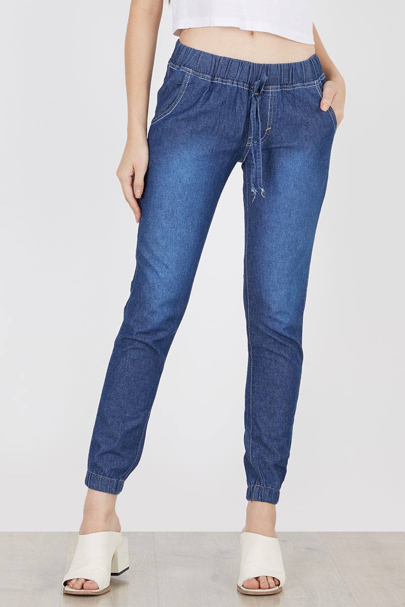 Sell Dline Celana Jogger Jeans in Dark Blue Jeans