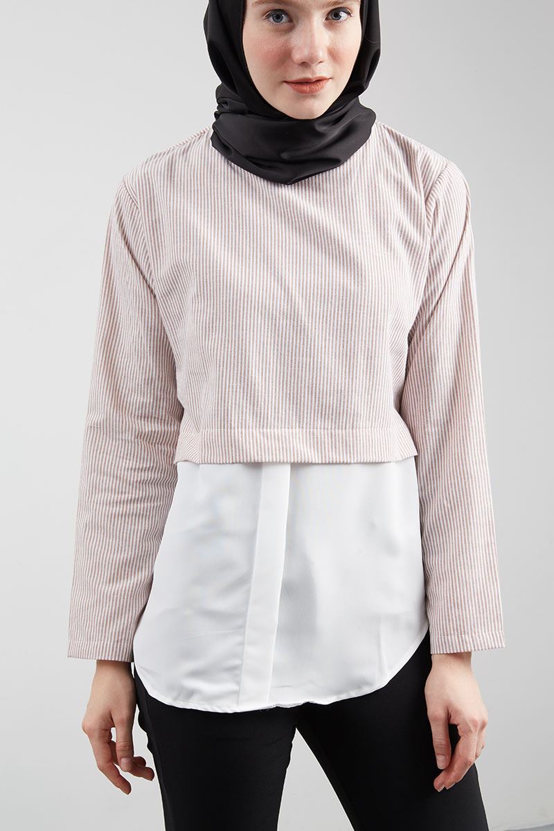 sell amei top brown tops hijabenka sell amei top brown tops hijabenka