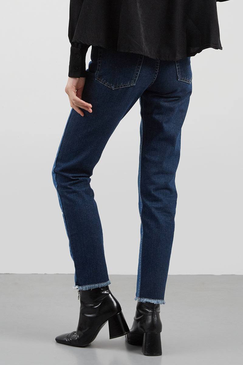 Sell Cabila Two Tone Denim Pants Blue Jeans  Berrybenka.com