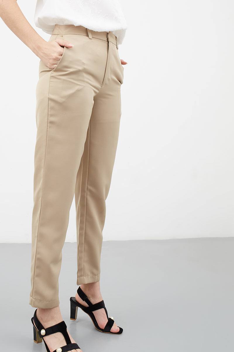 Sell Gwenda Pants Khaki Long-pants  Berrybenka.com