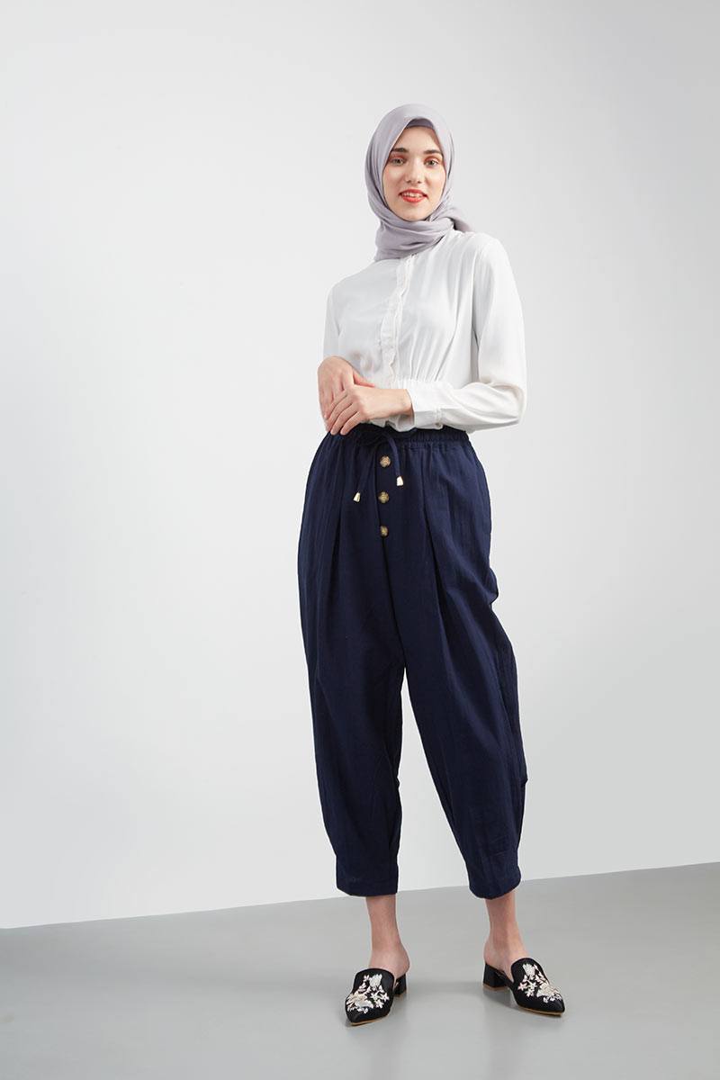 Sell Imiya Pants Navy Long pants Hijabenka com